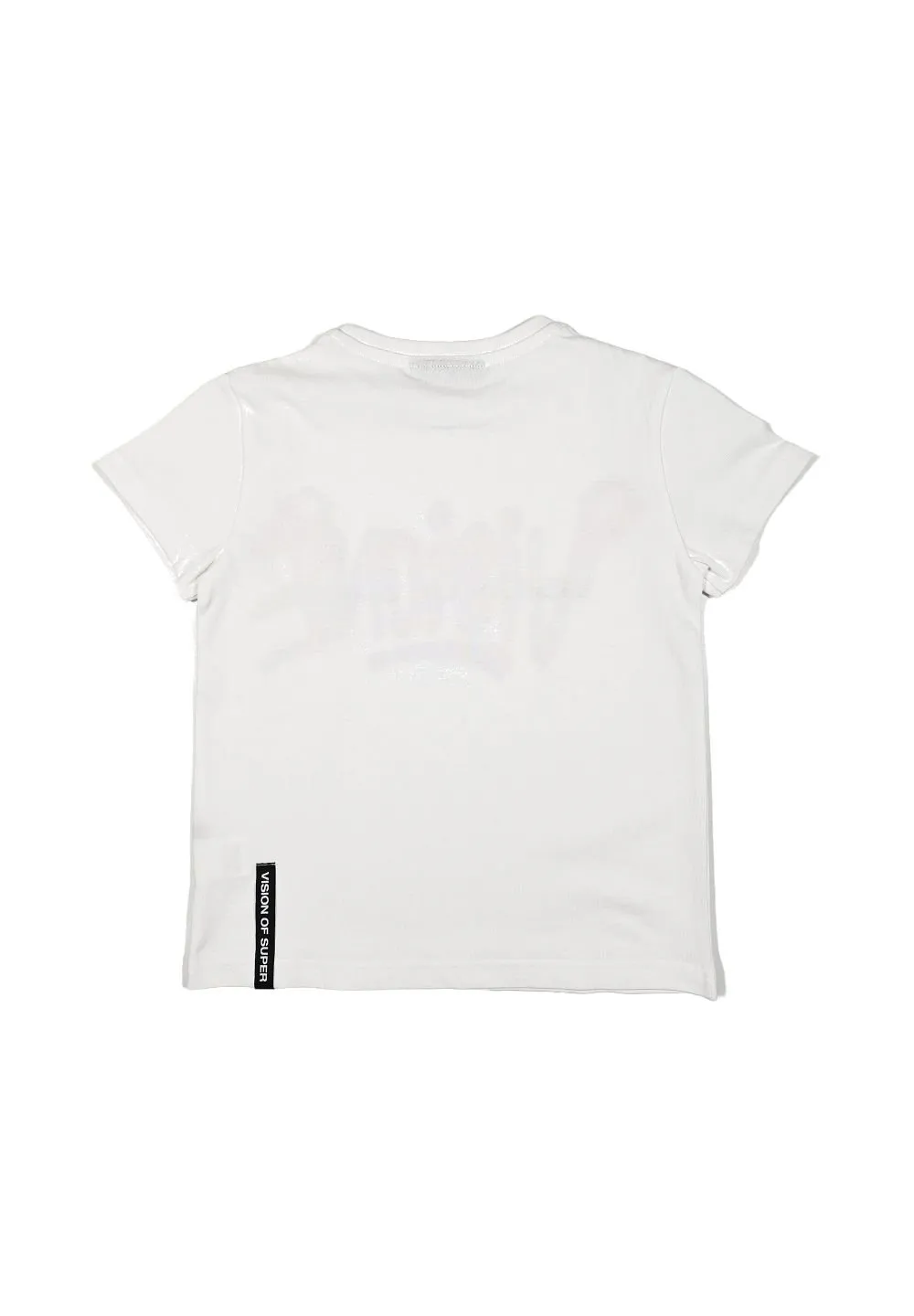 Vision Of Super Kids Logo Printed T-Shirt