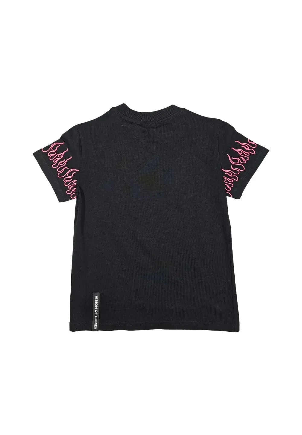 Vision Of Super Kids Flame Printed T-Shirt