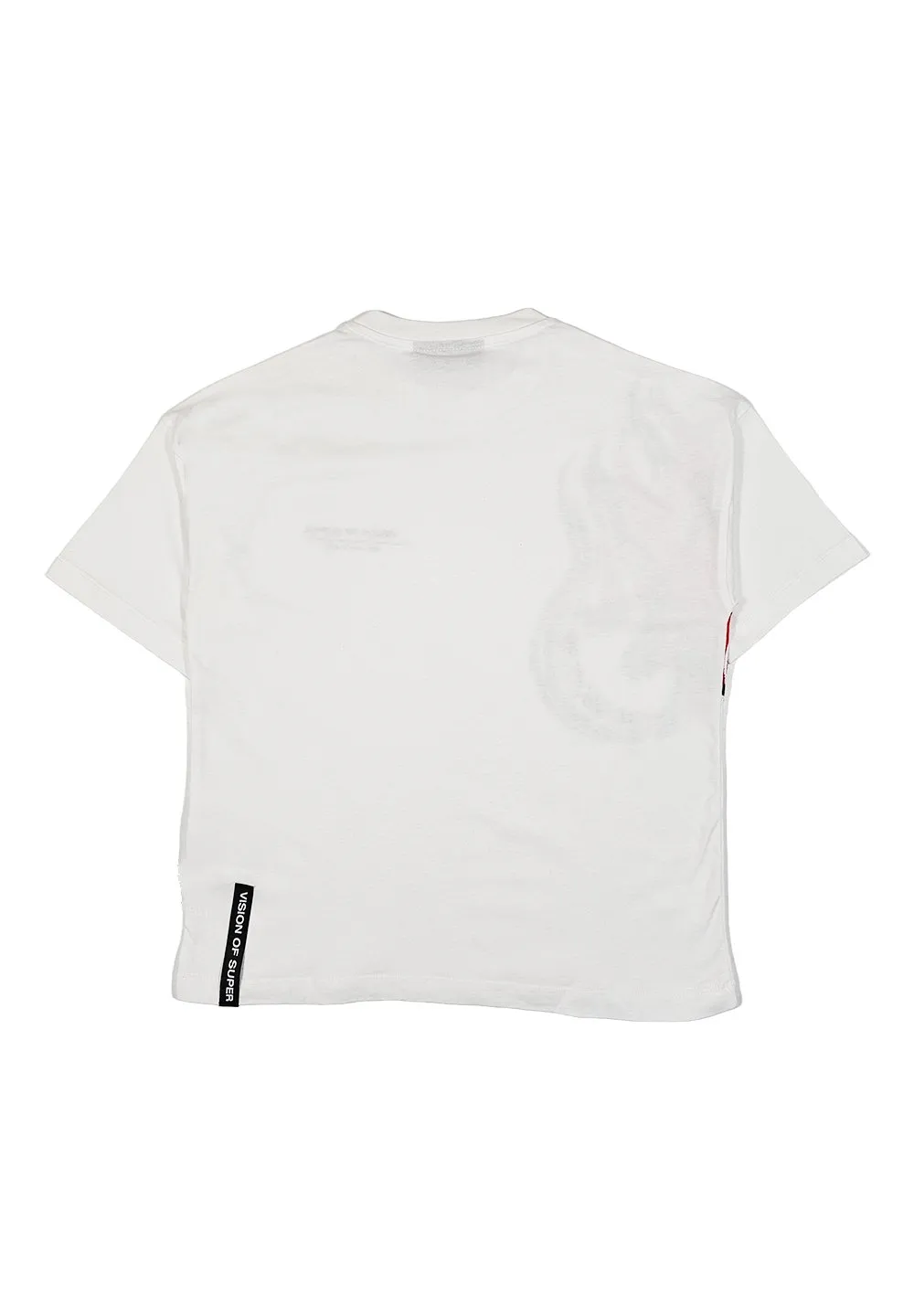 Vision Of Super Kids Flame Printed T-Shirt