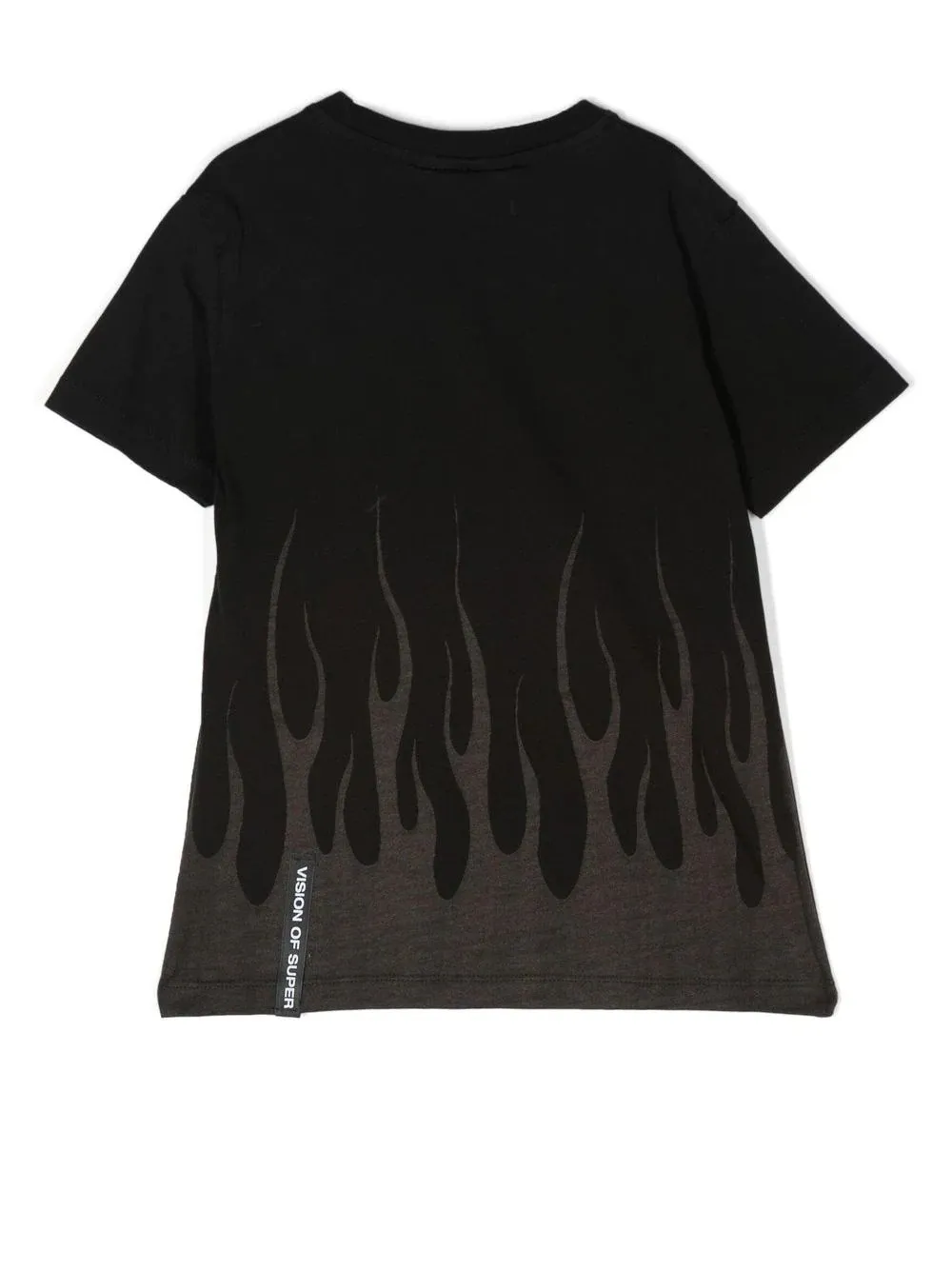 Vision Of Super Kids Flame Printed T-Shirt