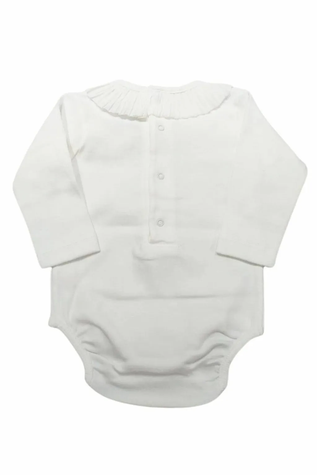 Wedoble Pleated Collar Bodysuit
