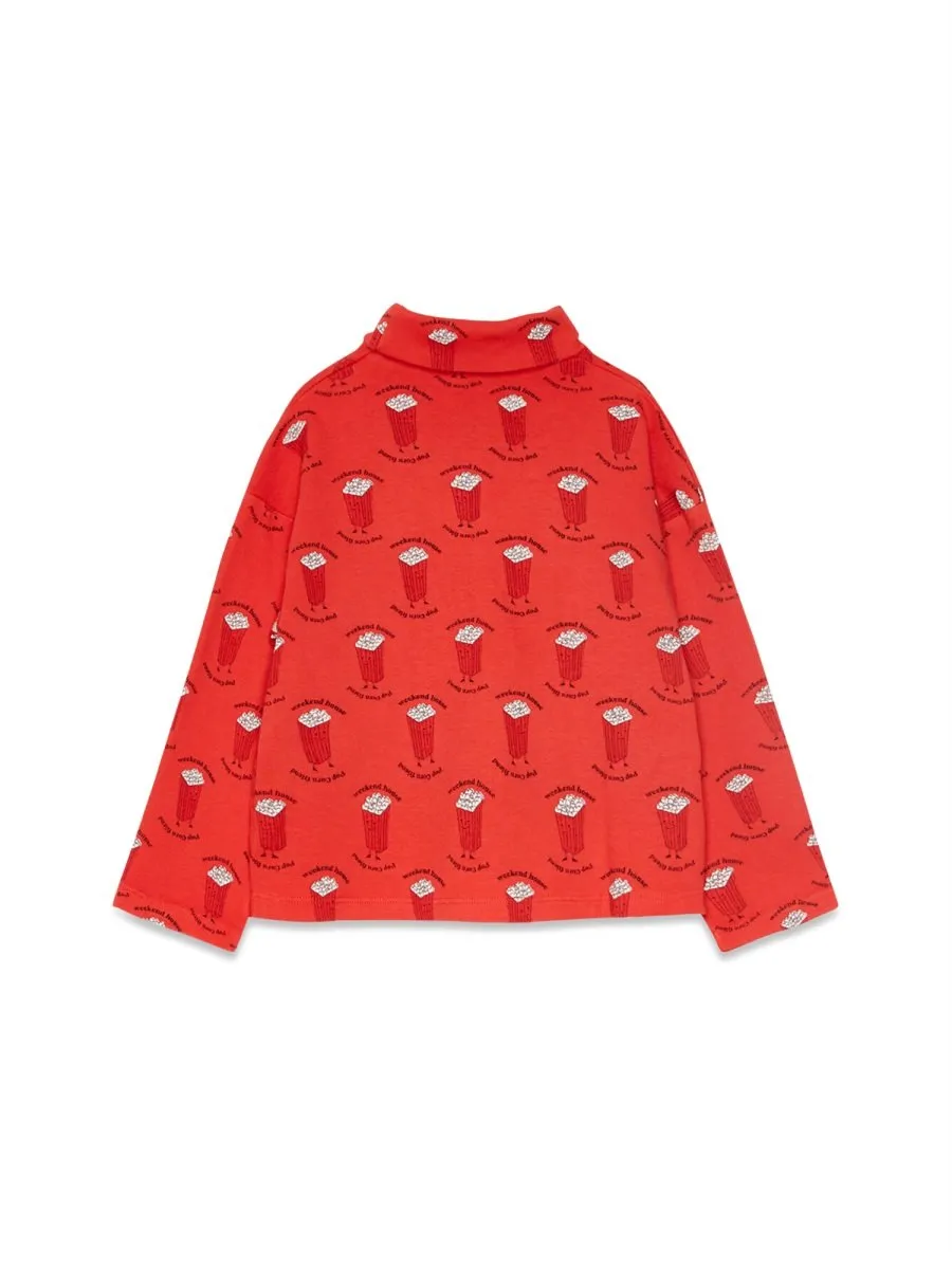Weekend House Kids Popcorn Pattern Turtleneck