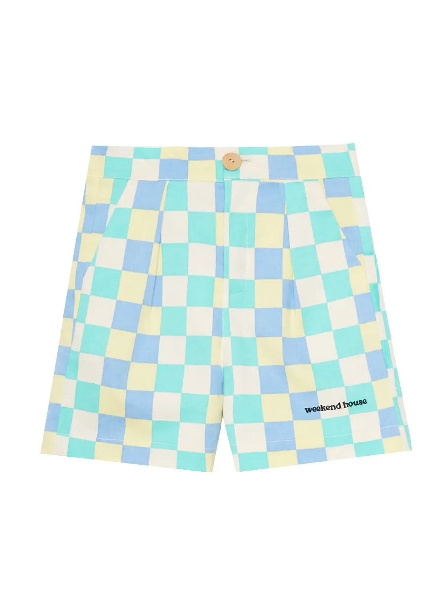 Weekend House Kids Checkered Bermuda