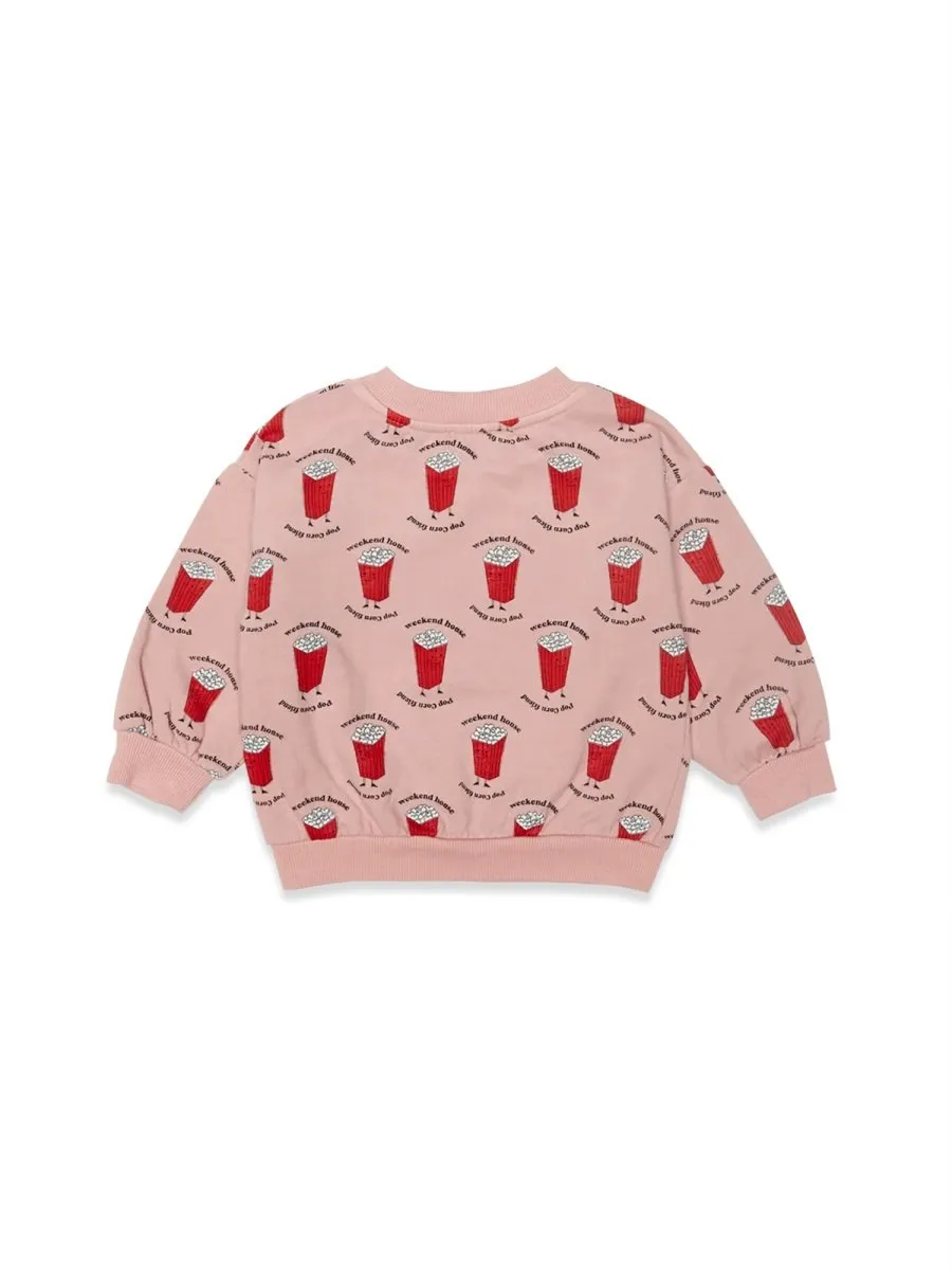 Weekend House Kids Popcorn Pattern Sweatshirt