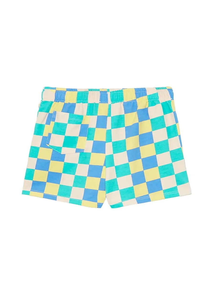 Weekend House Kids Checkered Play Shorts