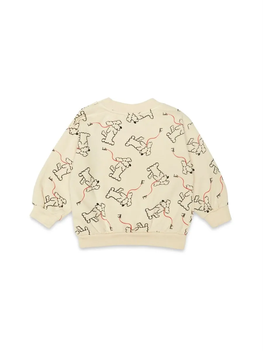 Weekend House Kids Puppy Pattern Sweatshirt