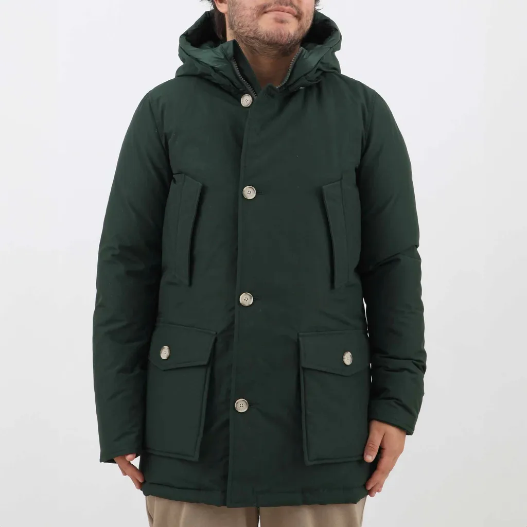 Woolrich Kids Buttoned Long-Sleeved Padded Coat