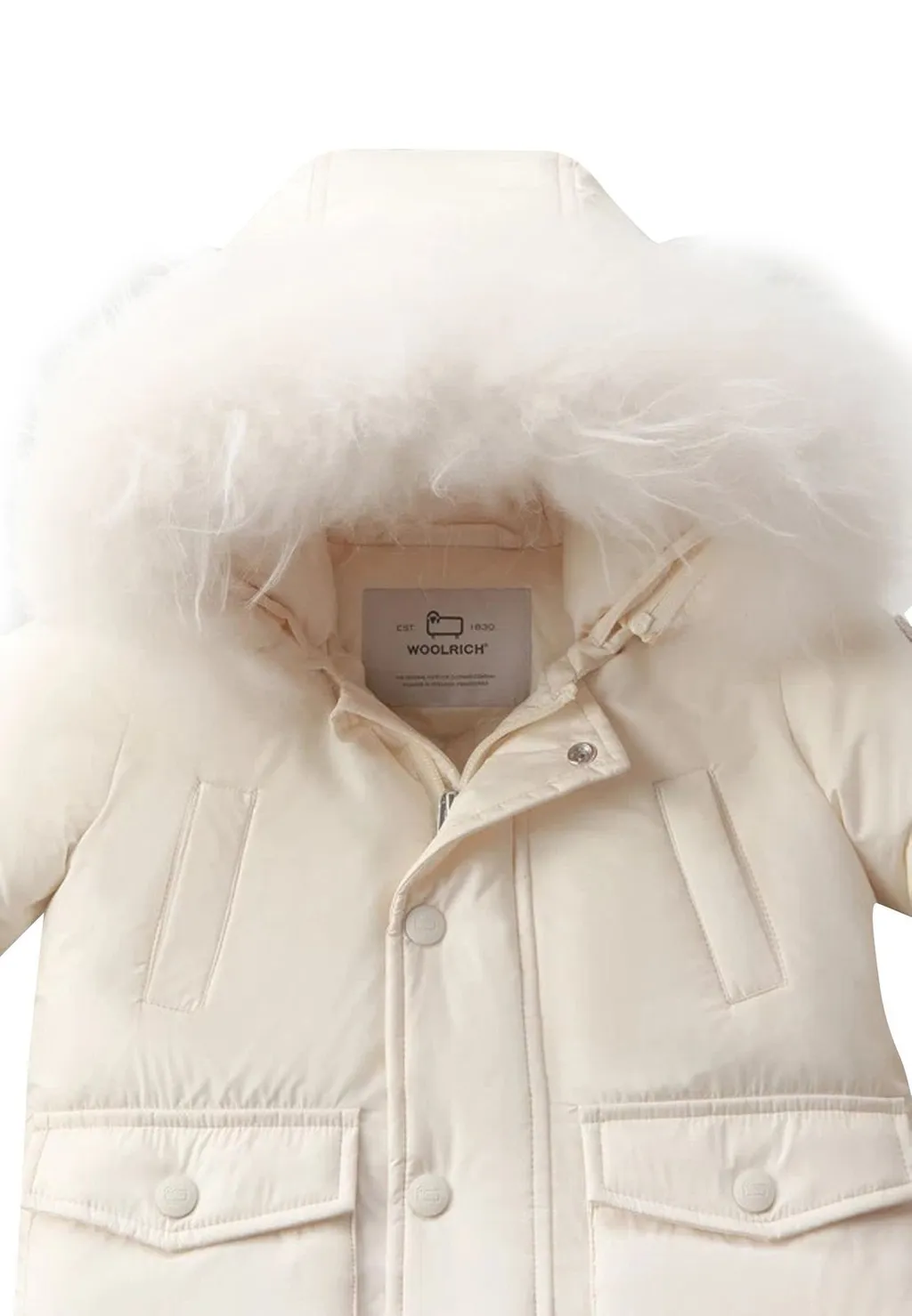 Woolrich Kids Logo Patch Parka