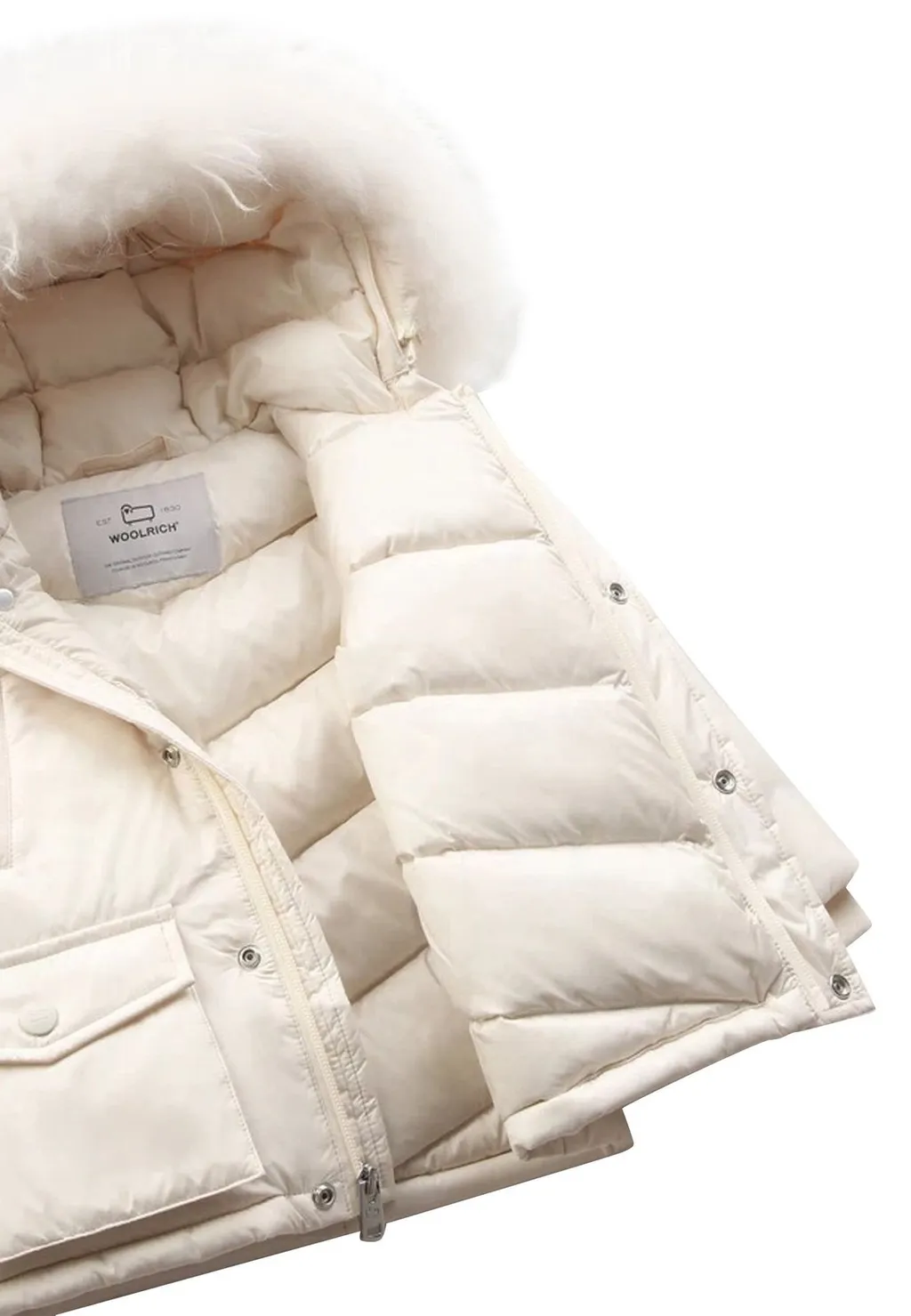 Woolrich Kids Logo Patch Parka