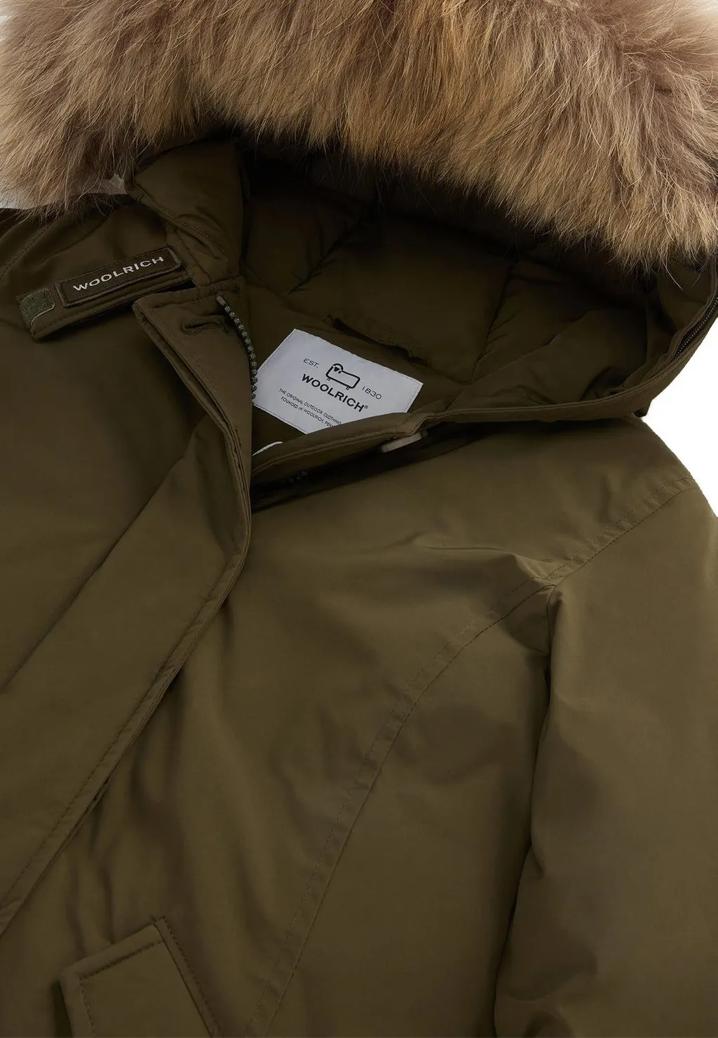 Woolrich Kids Button Detailed Long-Sleeved Parka