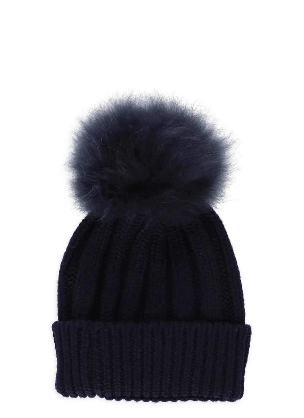 Woolrich Kids Logo Patch Cable-Knit Beanie