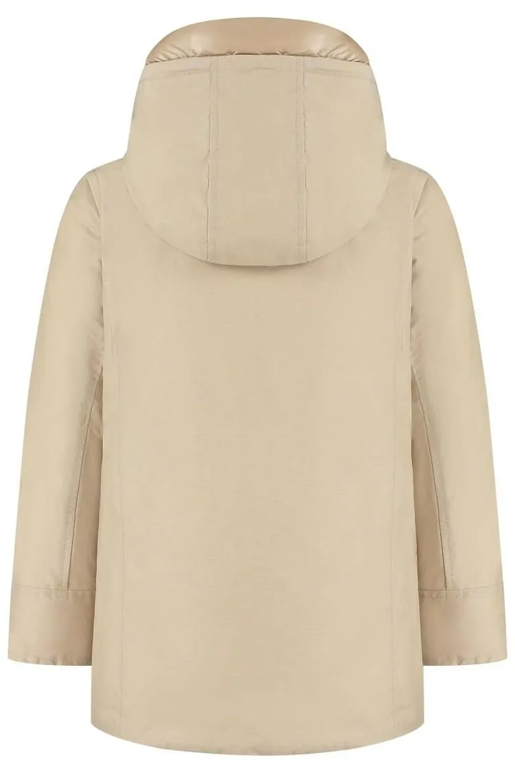 Woolrich Kids Logo Patch Hooded Parka