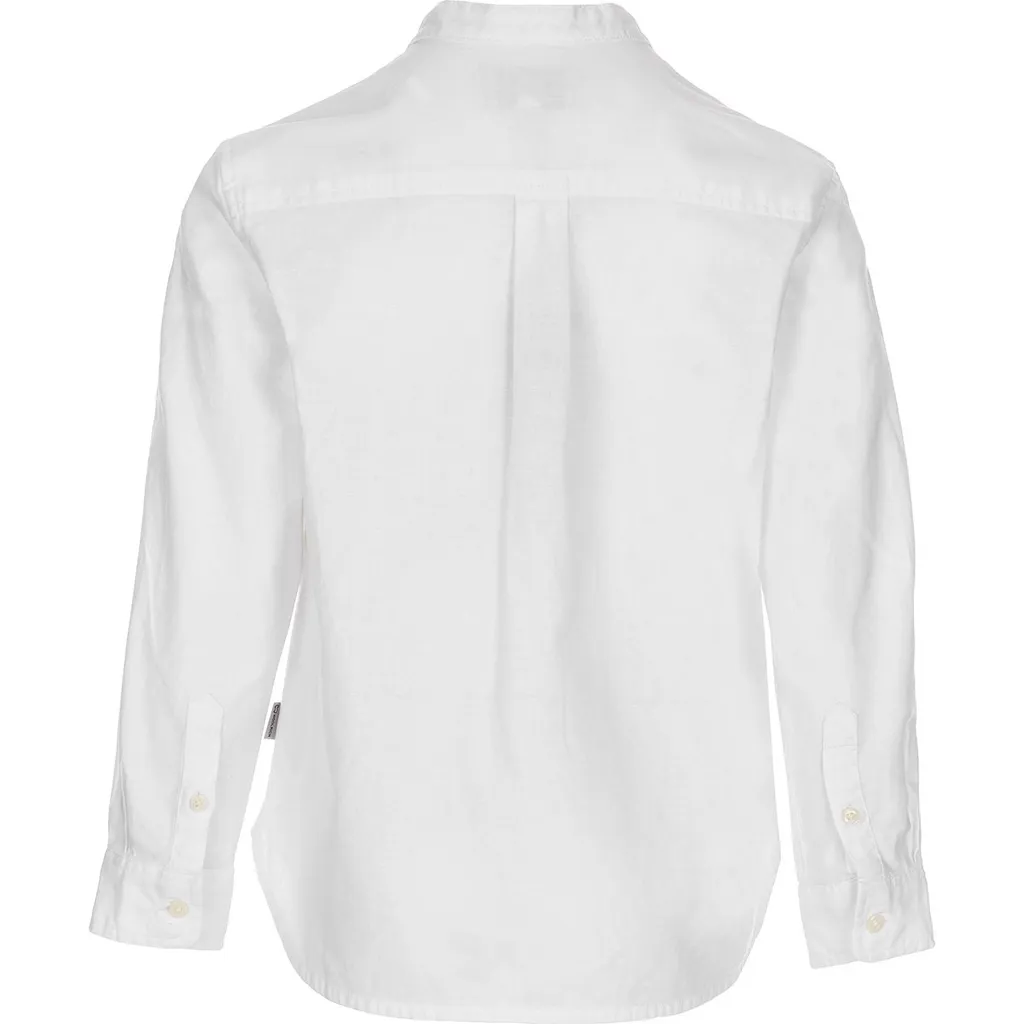 Woolrich Kids Curved Hem Shirt
