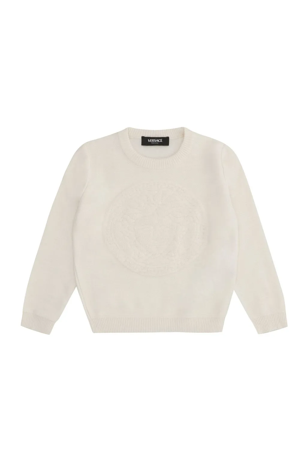 Young Versace Ribbed Crew Neck Knitwear