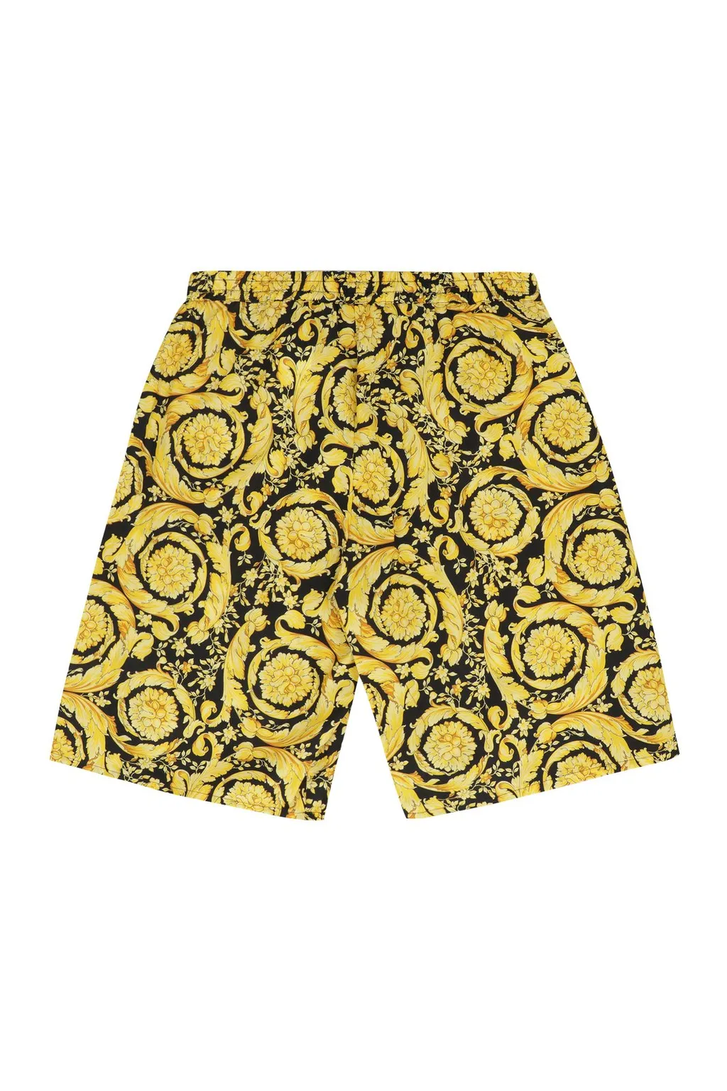 Young Versace Patterned Cotton Shorts