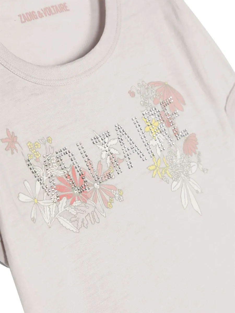 Zadig&Voltaire Floral Embellished Tee