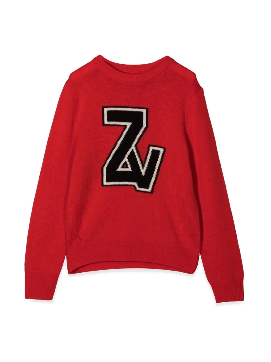 Zadig & Voltaire Kids Crew Neck Sweater
