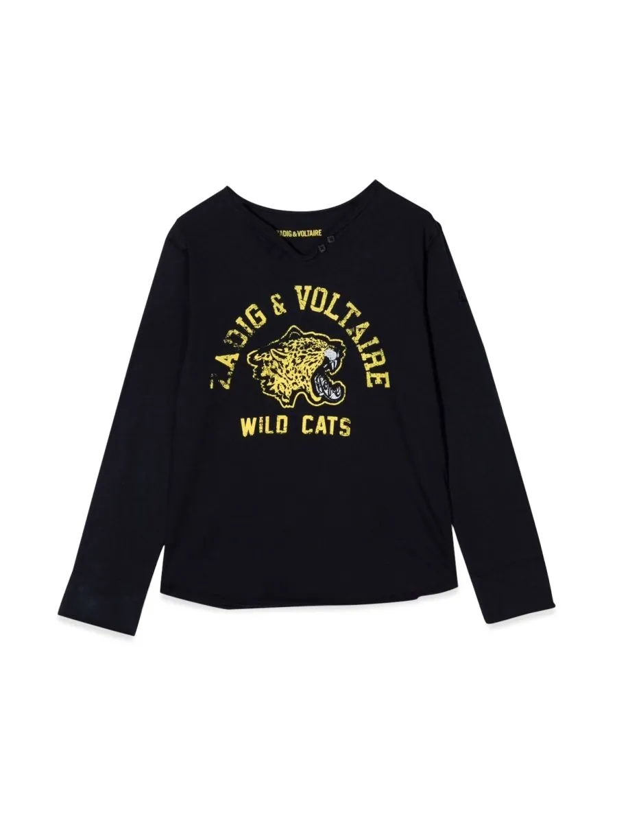 Zadig & Voltaire Kids Long Sleeve Sweater
