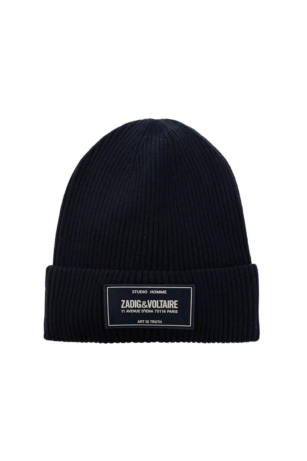 Zadig & Voltaire Kids Logo Patch Beanie