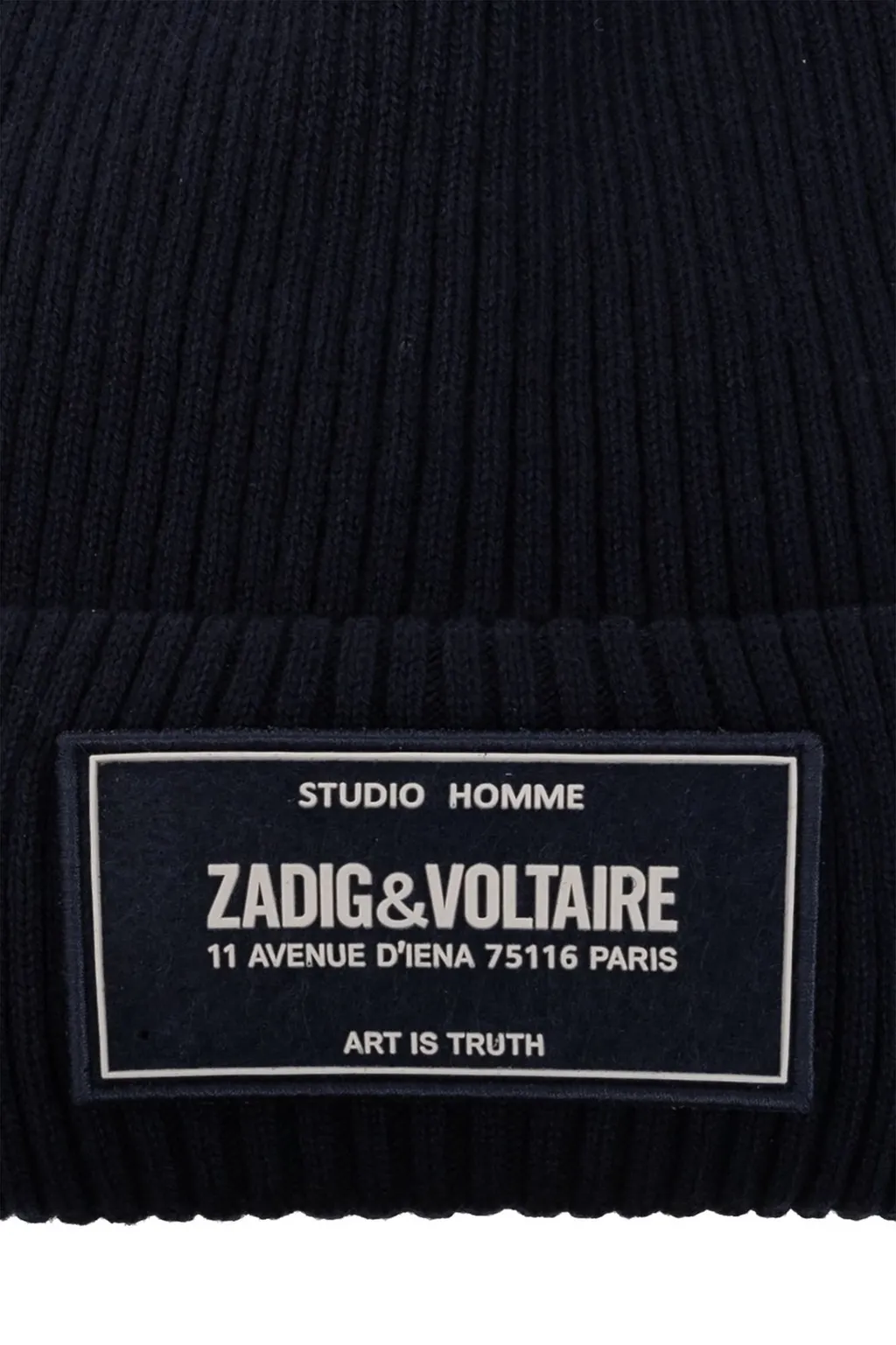 Zadig & Voltaire Kids Logo Patch Beanie