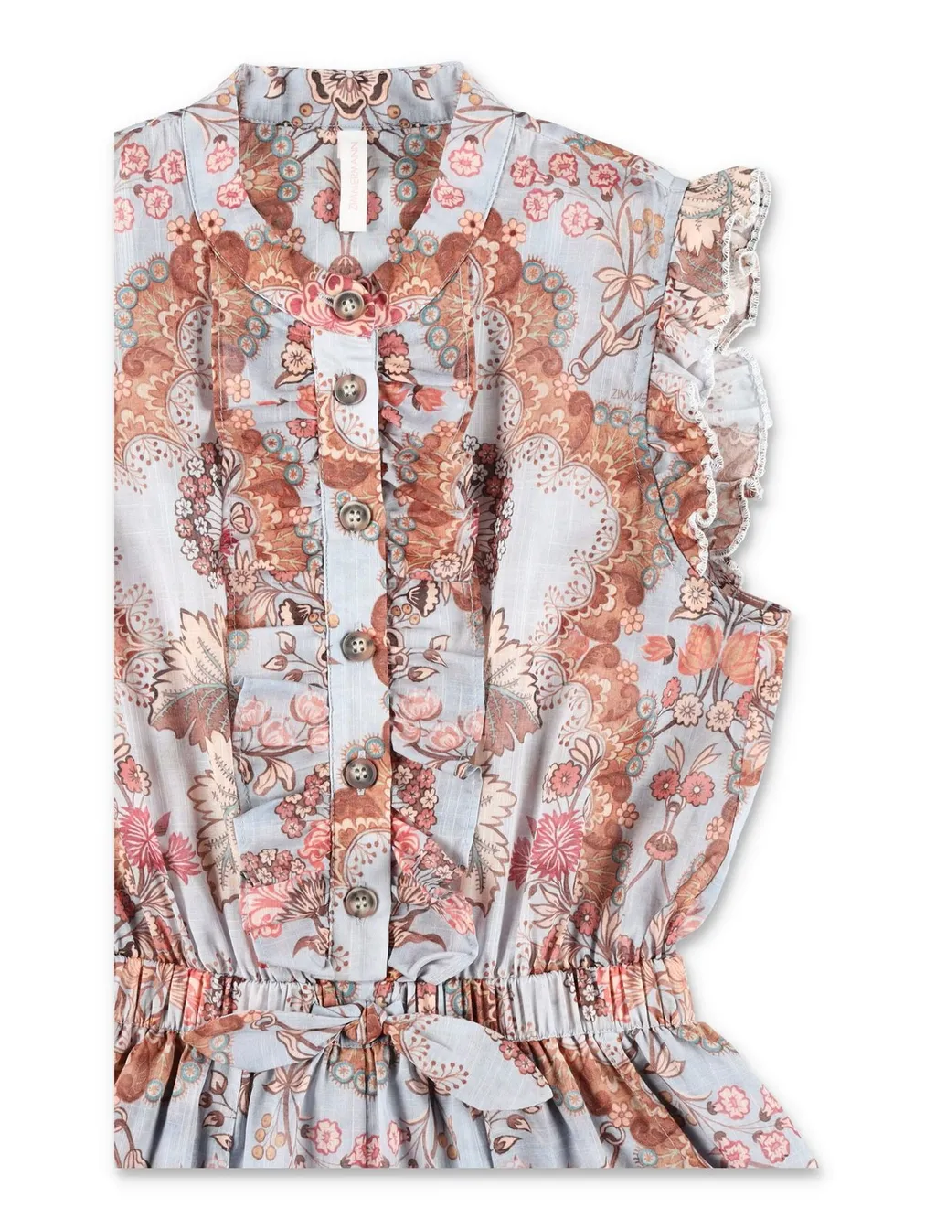 Zimmermann Kids Daylight Frill Playsuit