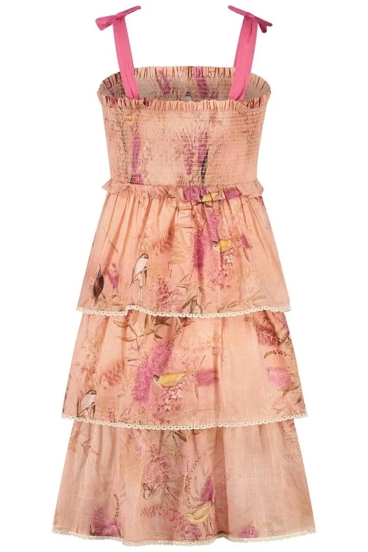 Zimmermann Kids Cascadian Tiered Dress