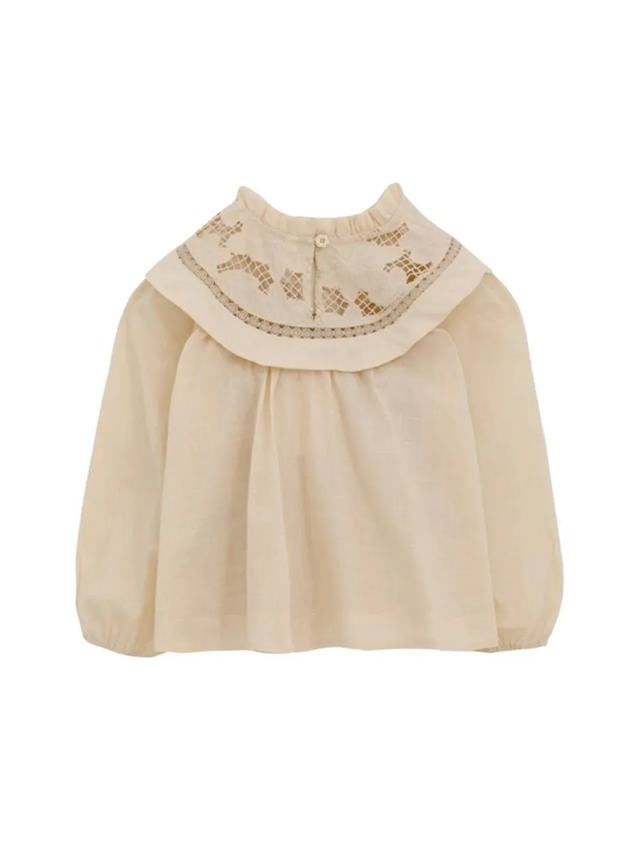 Zimmermann Kids Embroidered Cotton Top