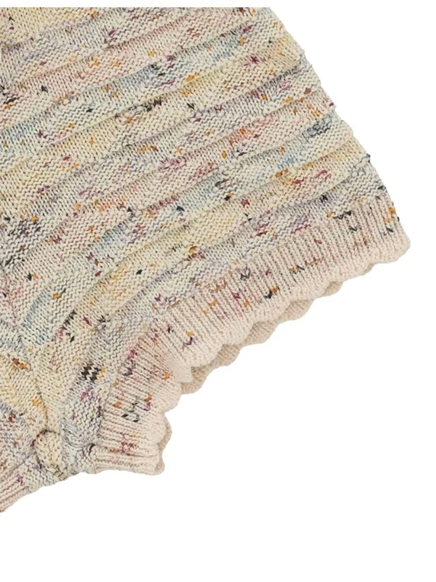 Zimmermann Kids Textured Knit Shorts