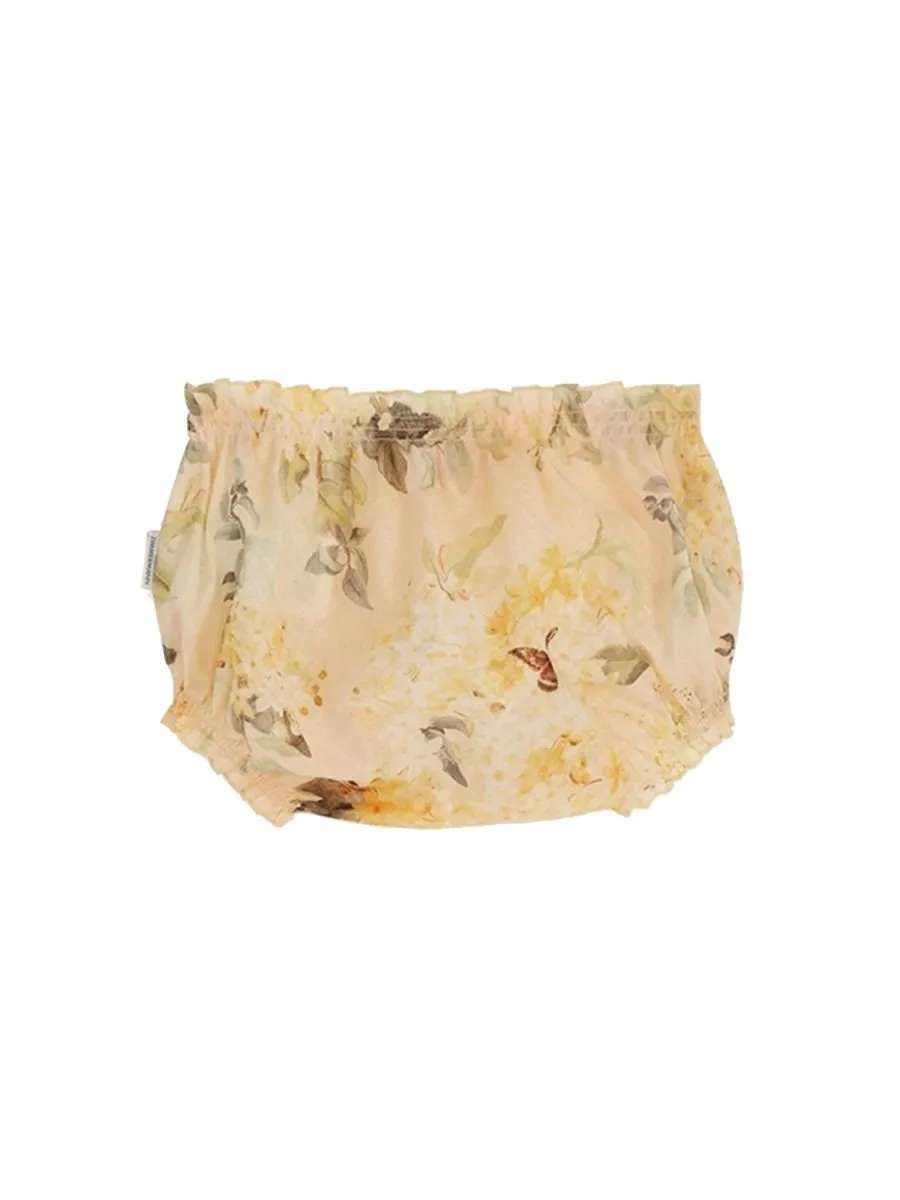 Zimmermann Kids Floral Cotton Shorts