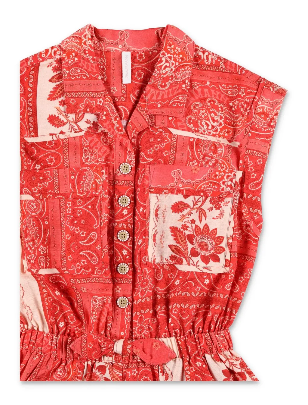 Zimmermann Kids Bandana Print Playsuit