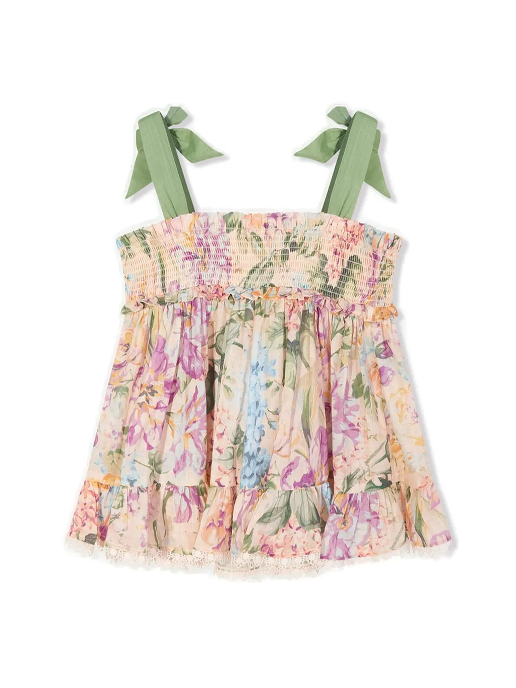Zimmermann Kids Halliday Shirred Top