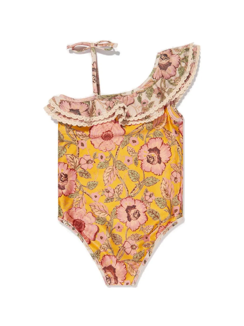 Zimmermann Kids Junie Trim Frill Swimsuit