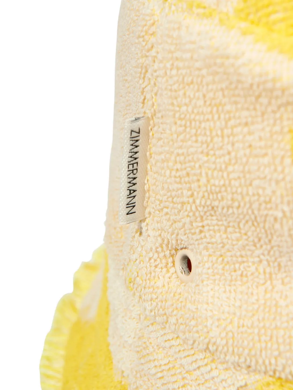 Zimmermann Kids Jacquard Towel Bucket Hat