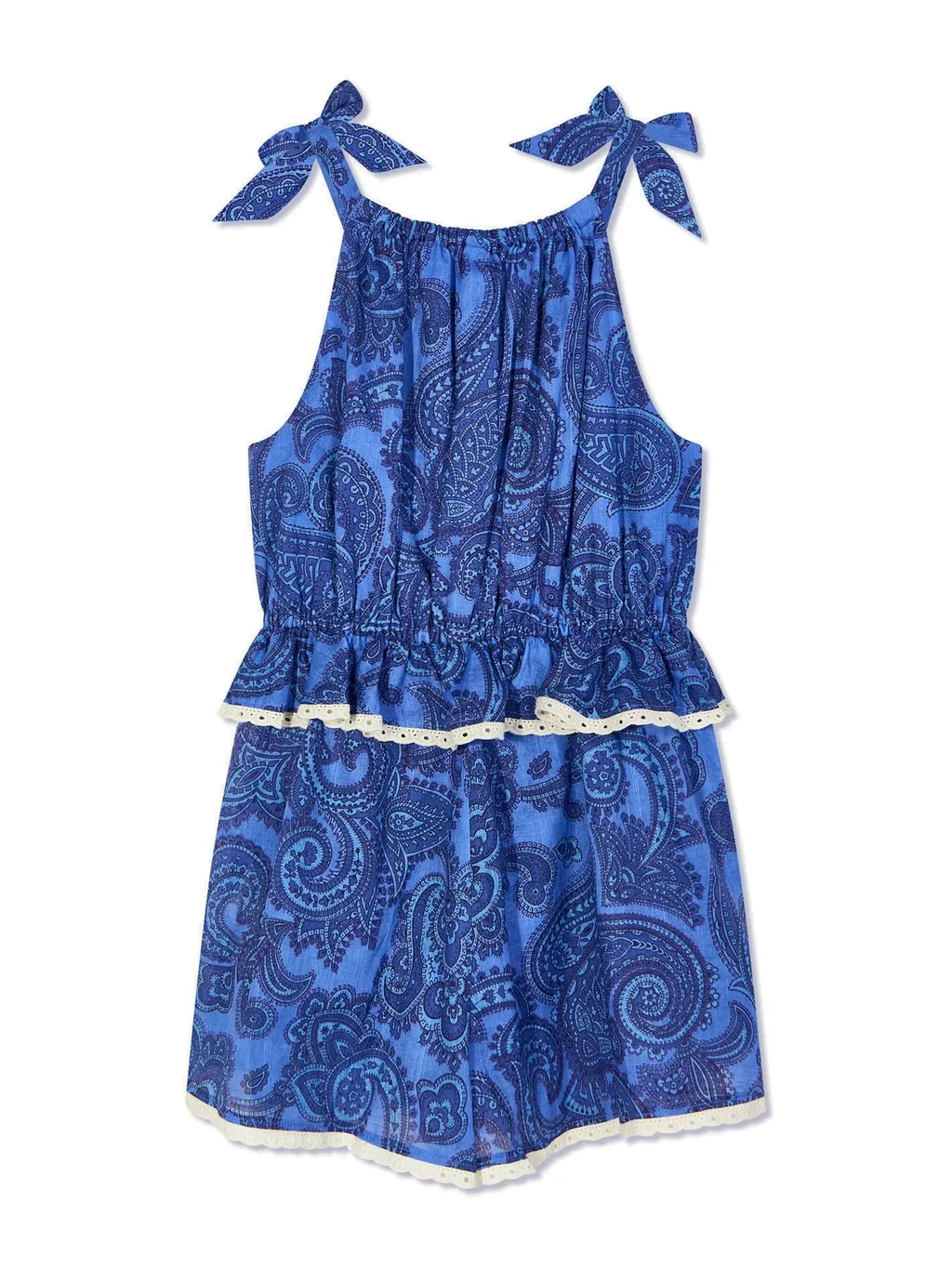 Zimmermann Girls Paisley Ottie Tie -Fastened Playsuit