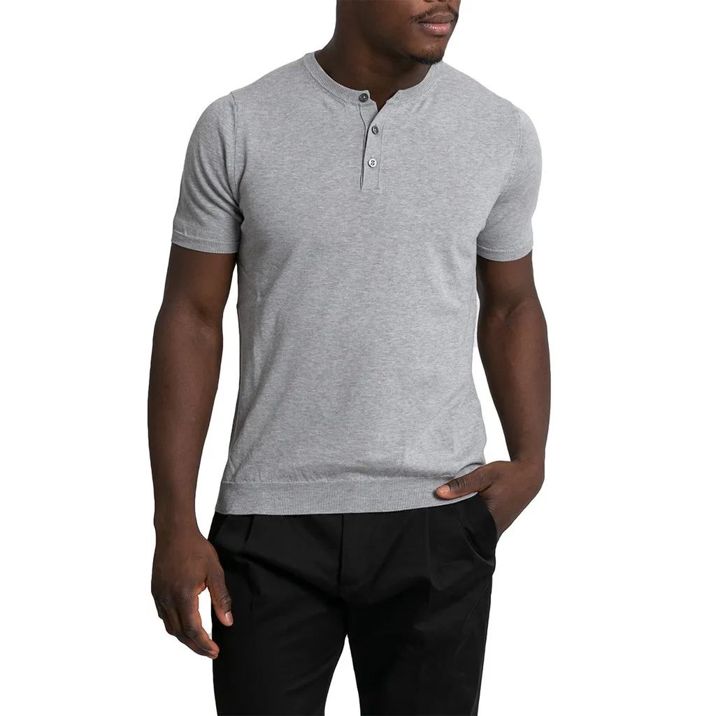 +39Masq Short Sleeved Knitted T-Shirt