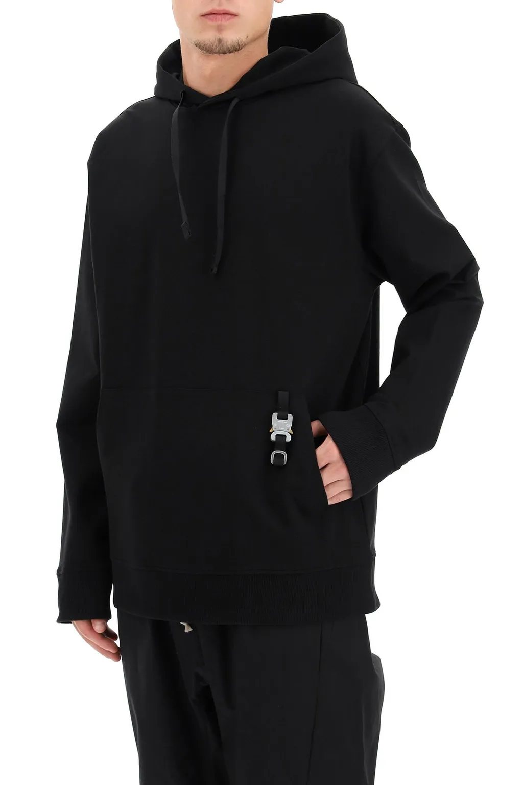 1017 Alyx 9Sm Buckle Detailed Hoodie