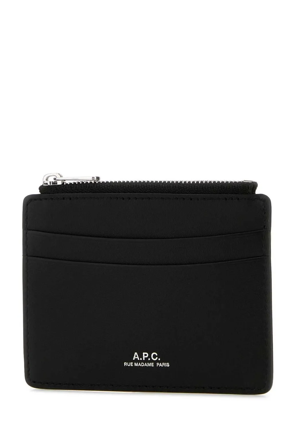A.P.C. Logo Printed Zipped Card Case