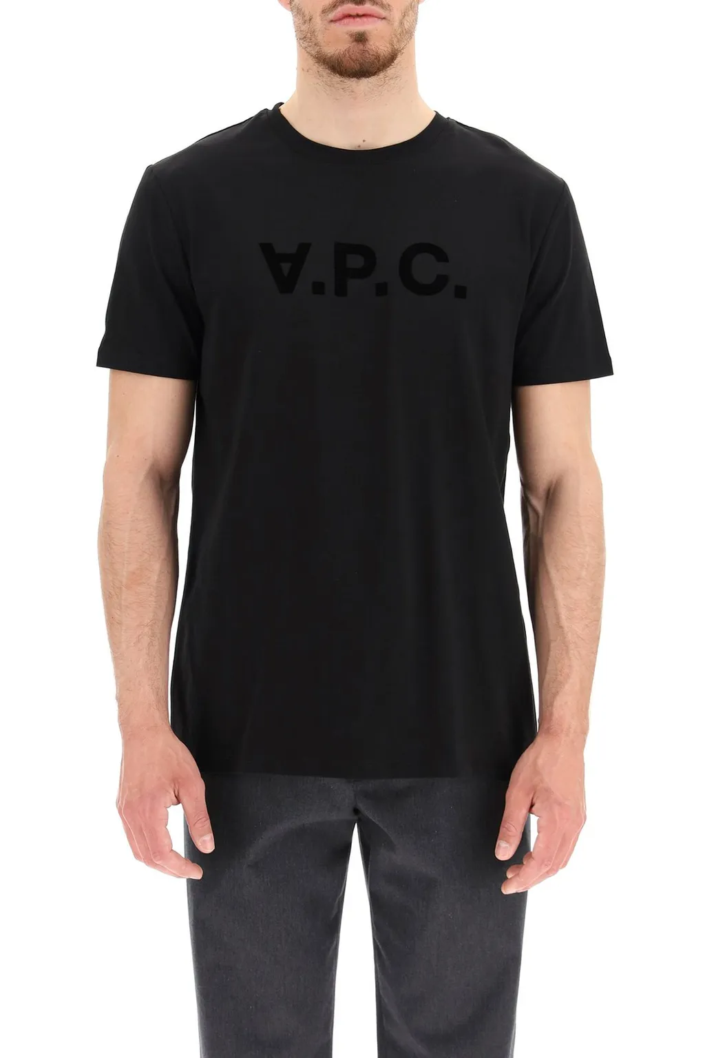 A.P.C. Vpc Logo Flocked T-Shirt