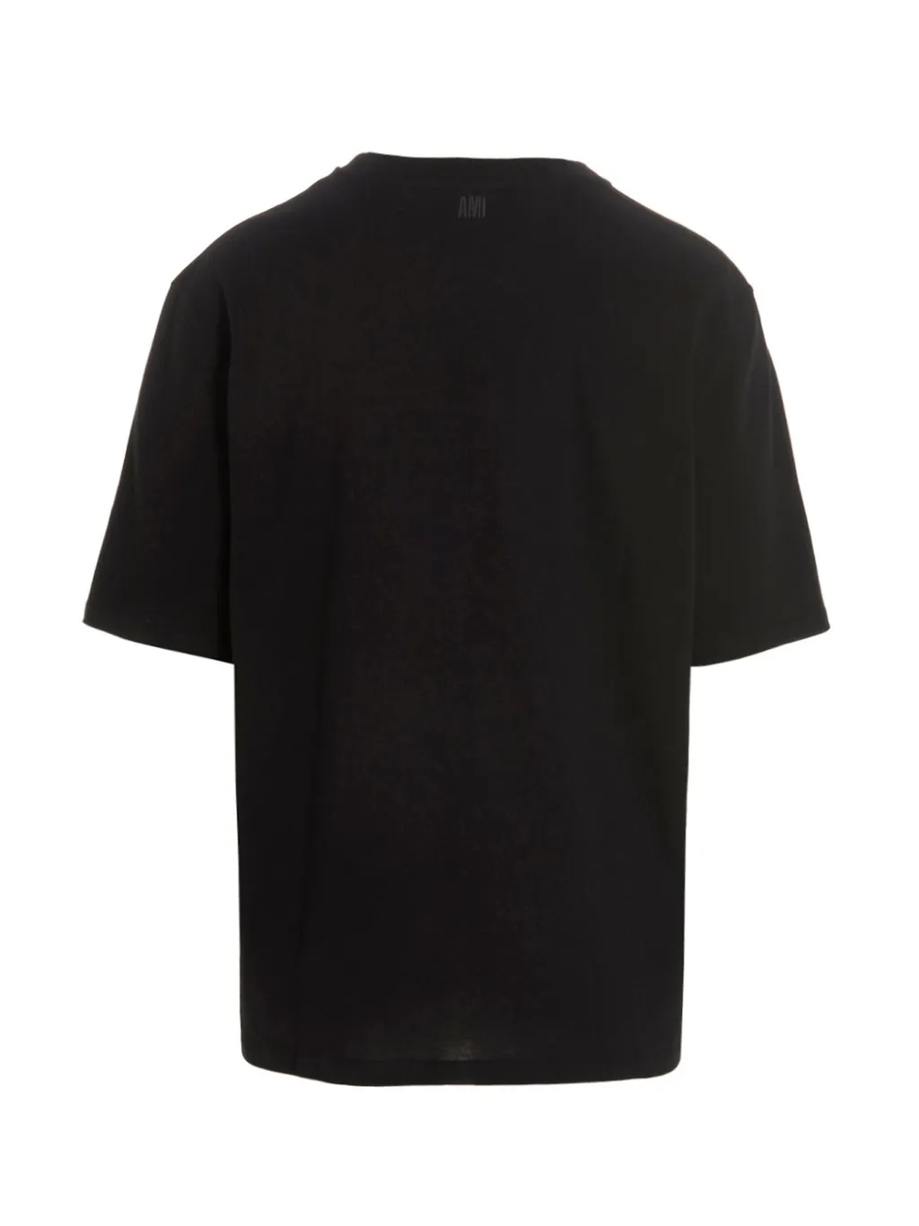 Ami Paris Ami De Coeur Logo Embroidered T-Shirt