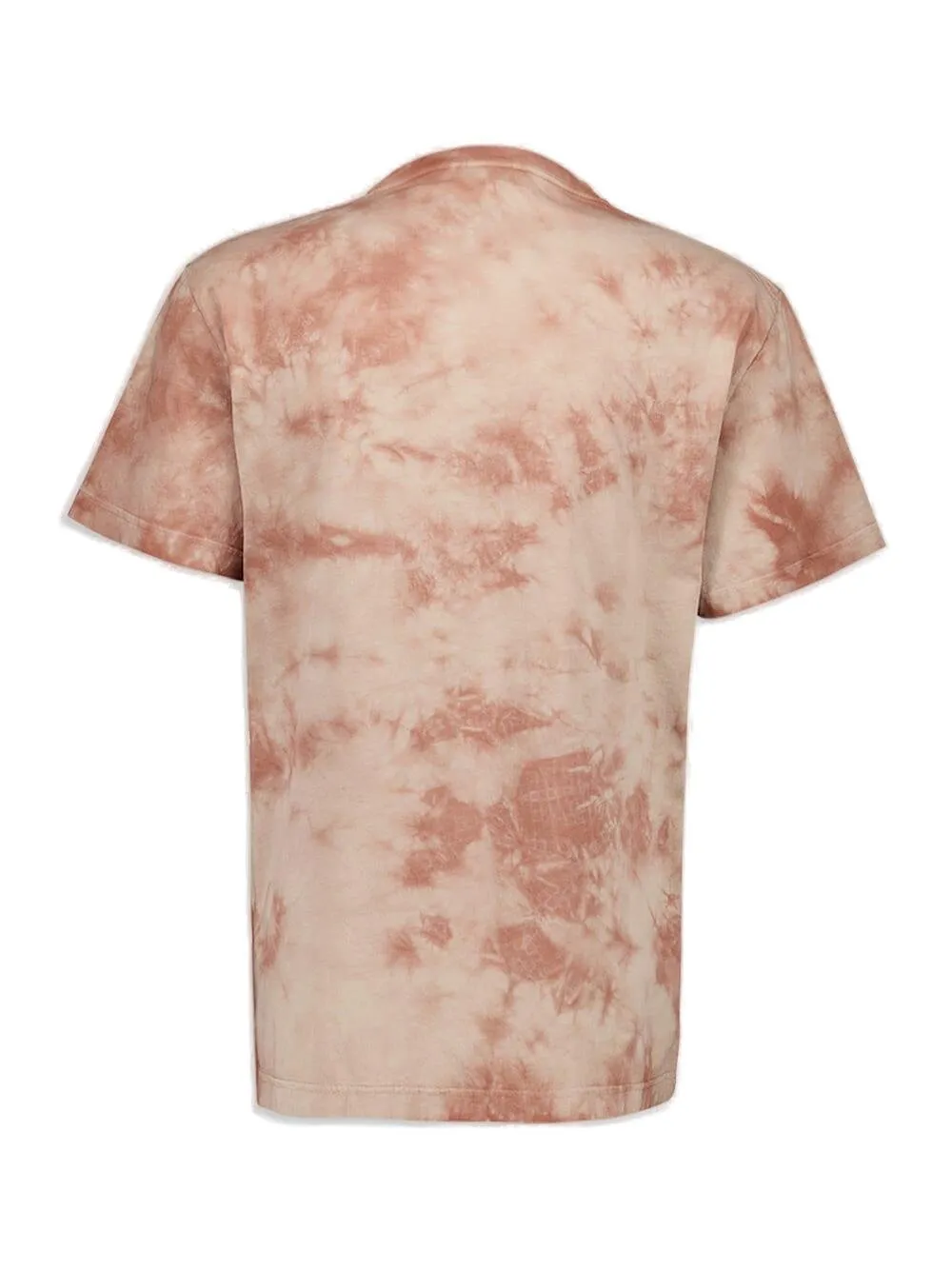 Alexander Mcqueen Skull Embroidered Tie-Dyed T-Shirt