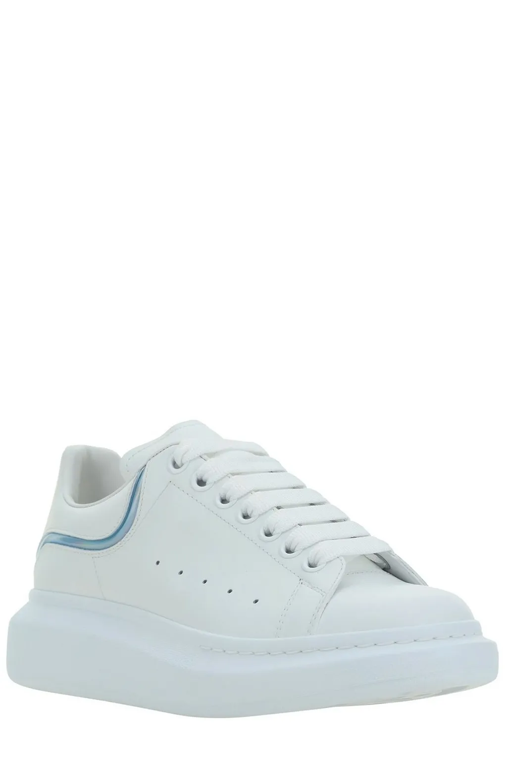 Alexander Mcqueen Padded-Ankle Lace-Up Sneakers