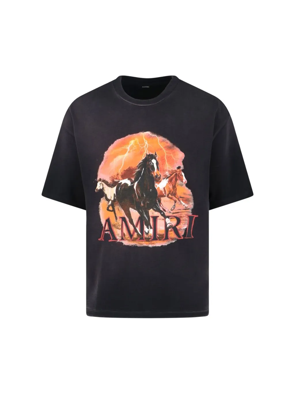 Amiri Plains Graphic Crewneck T-Shirt