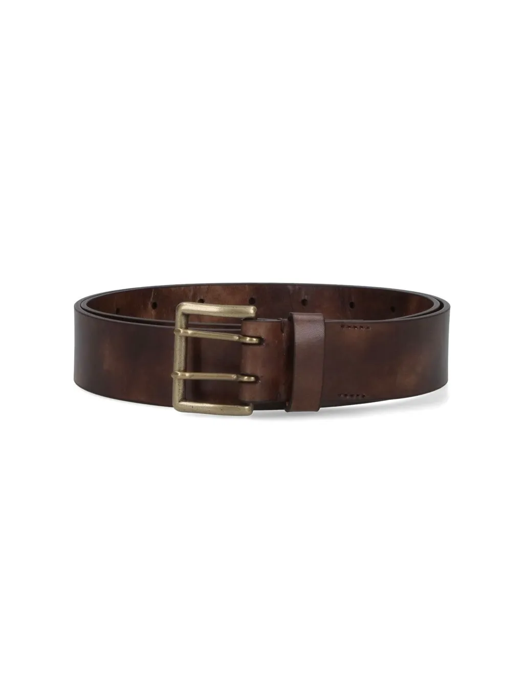 Auralee Double Prong Buckle Belt