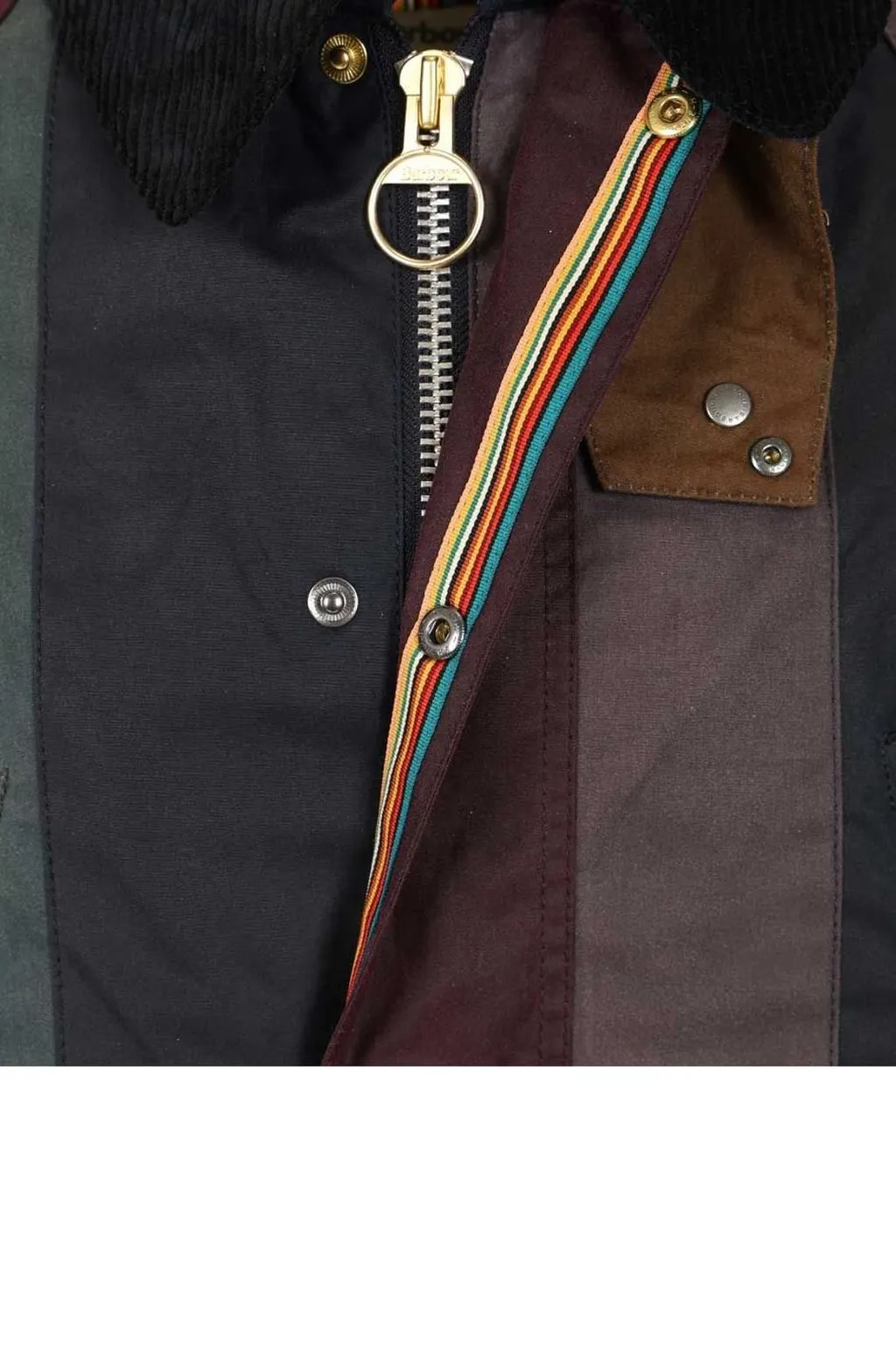 Barbour X Paul Smith Color-Blocked Jacket