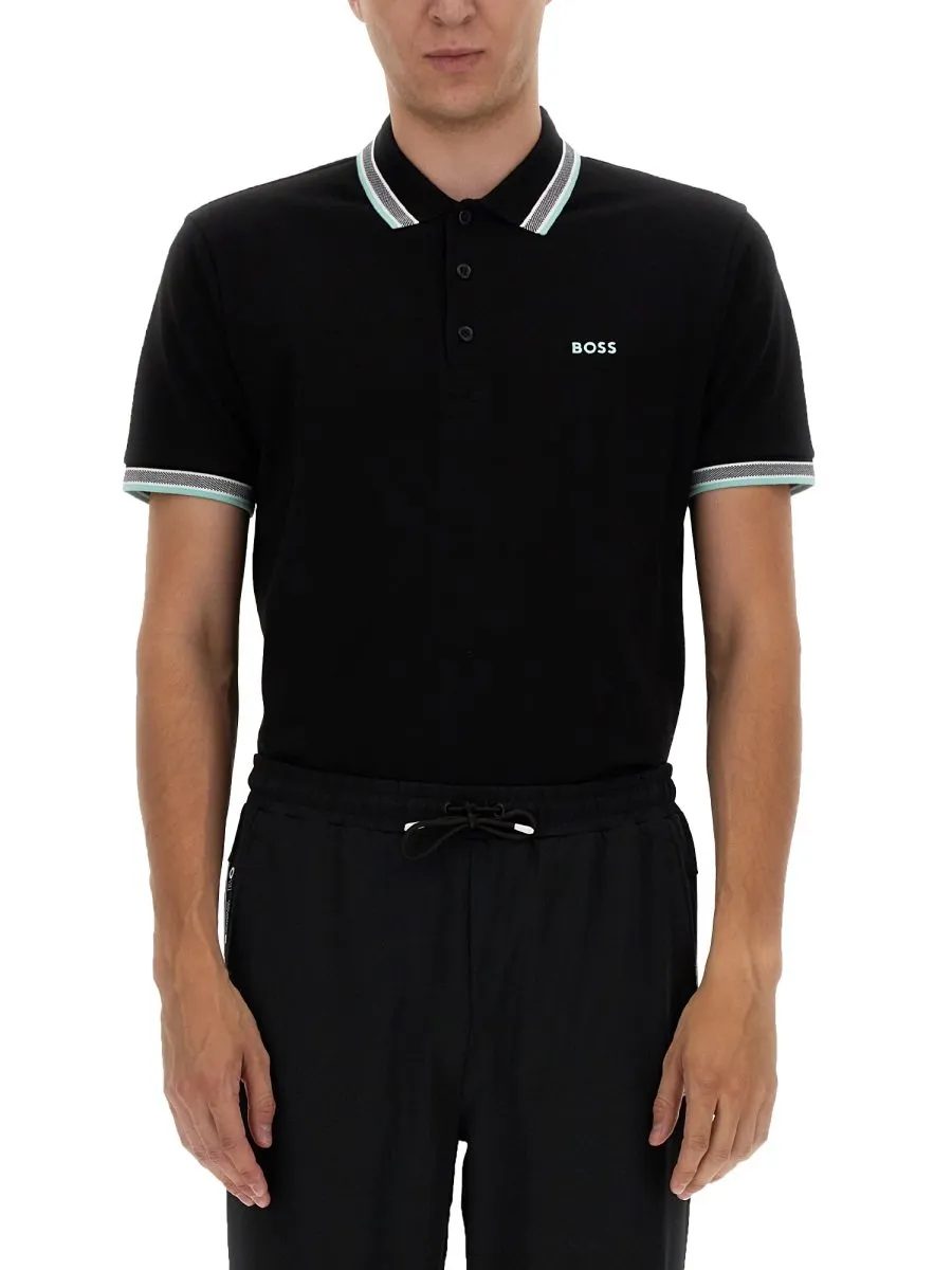 Boss Hugo Boss Logo Embroidered Polo Shirt