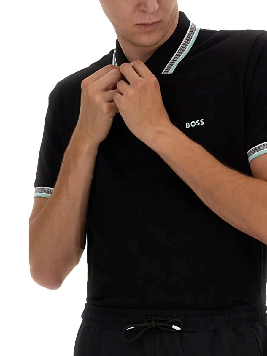 Boss Hugo Boss Logo Embroidered Polo Shirt