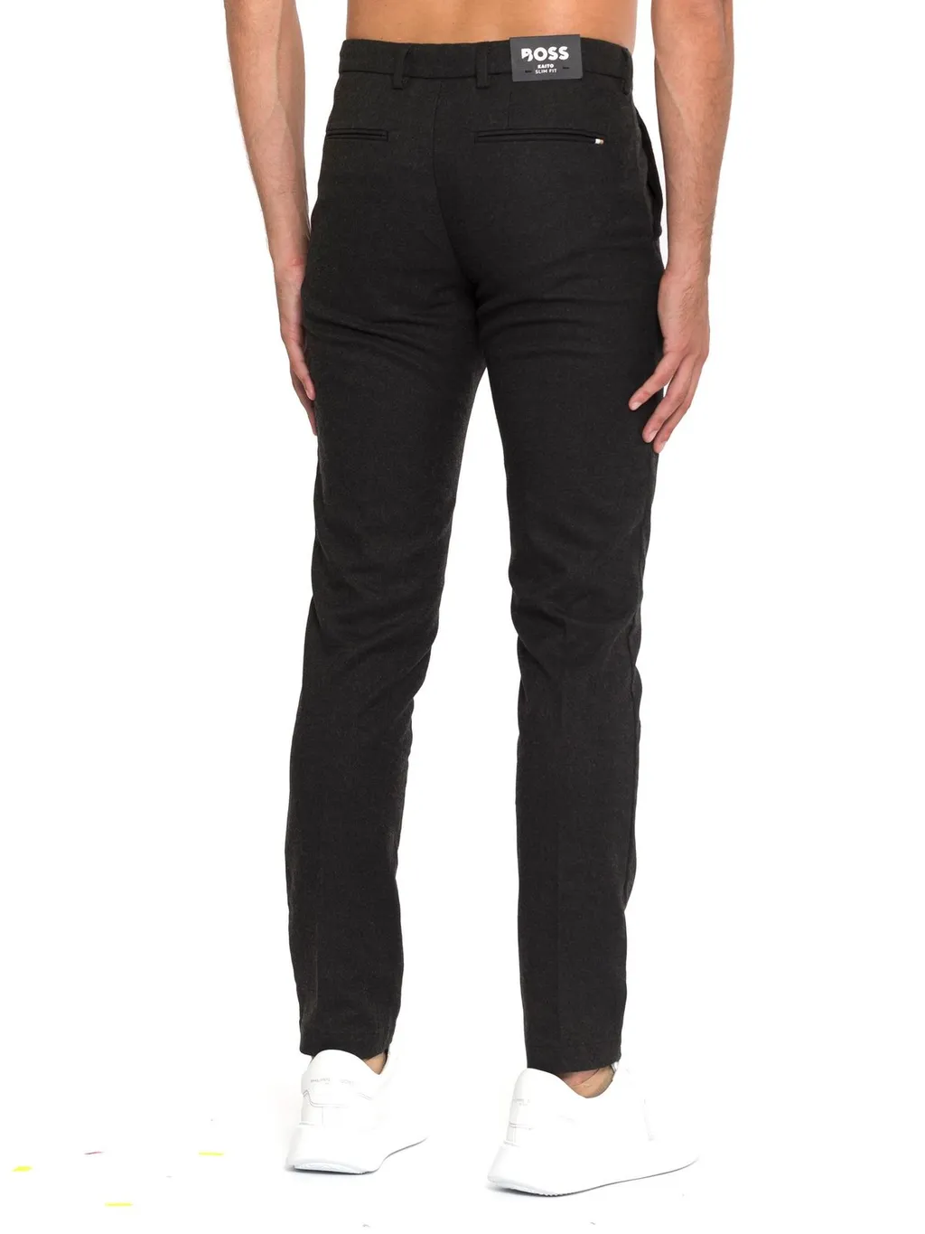 Boss Hugo Boss Logo-Patch Slim-Fit Trousers