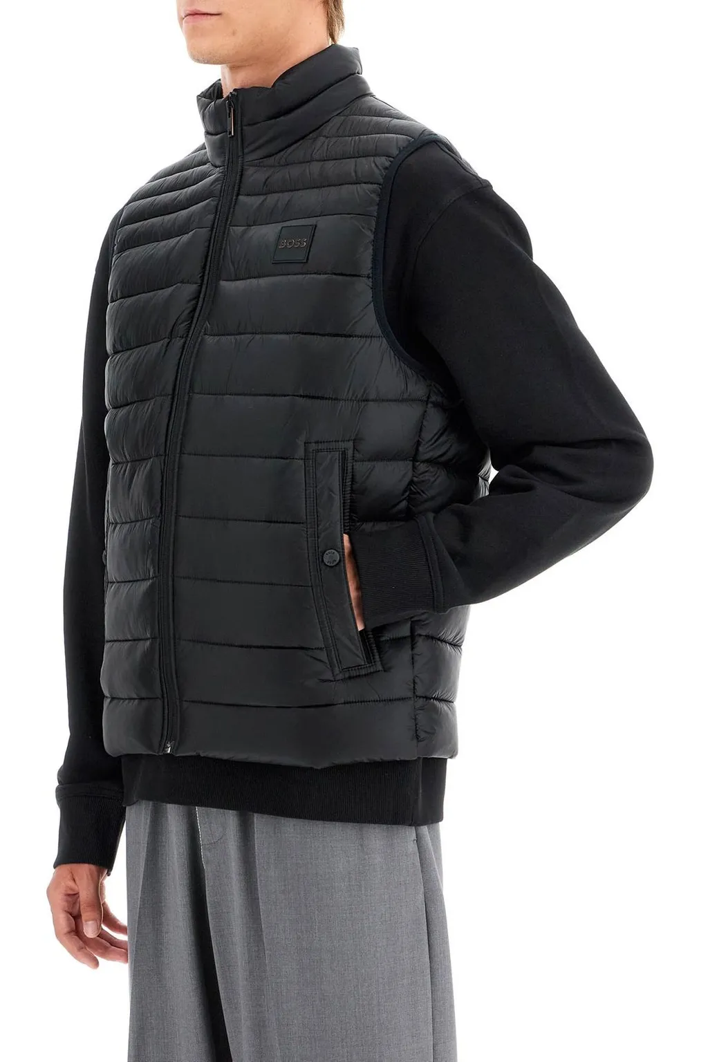 Boss Hugo Boss Water-Repellent Quilted Slim-Fit Gilet