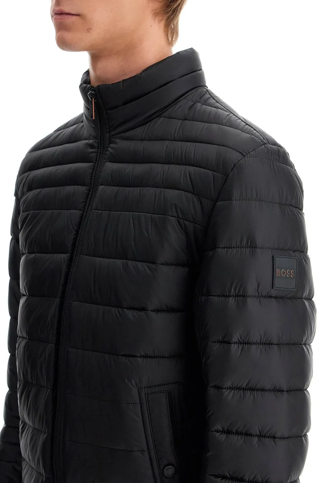 Boss Hugo Boss Quilted Padded Zip-Up Jacket
