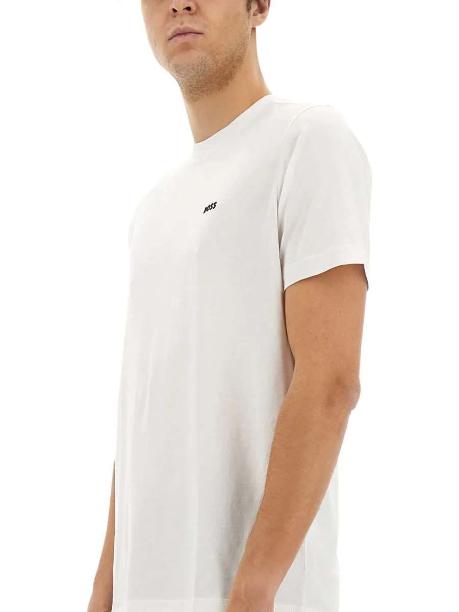 Boss Hugo Boss Logo Embossed Regular-Fit T-Shirt